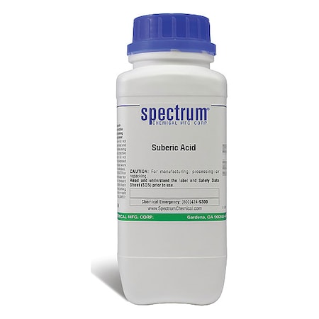 Spectrum Chemical Suberic Acid, 500g, CAS 505-48-6, Poly S2023-500GM