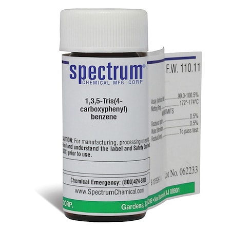 Spectrum Chemical Tris(4-Carboxyphenyl)Benzene, 1g T1642-1GM