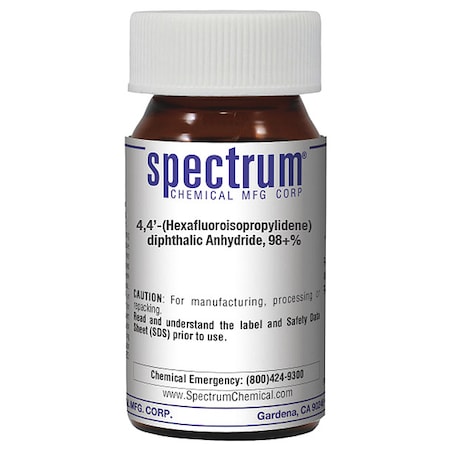 Spectrum Chemical Diphthalic Anhydride, 5g, Amber Glass H1784-5GM