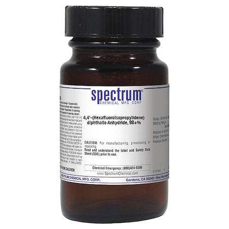 Spectrum Chemical Diphthalic Anhydride, 25g, Amber Glass H1784-25GM