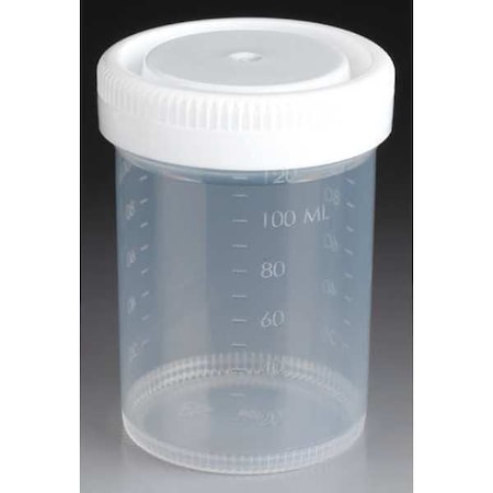 Globe Scientific Airtight Container, 120mL, PK300 6527