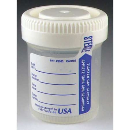 Globe Scientific Airtight Container, 60mL, PK500 6523