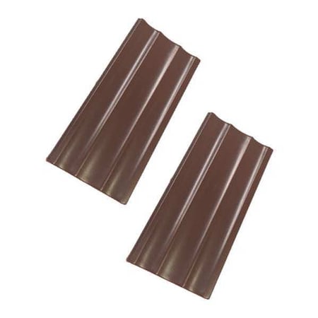 Mirredge Contemporary Seam Plates, 3 in L, 1 1/2 in W, 1/4 in H, Royal Oak 63512