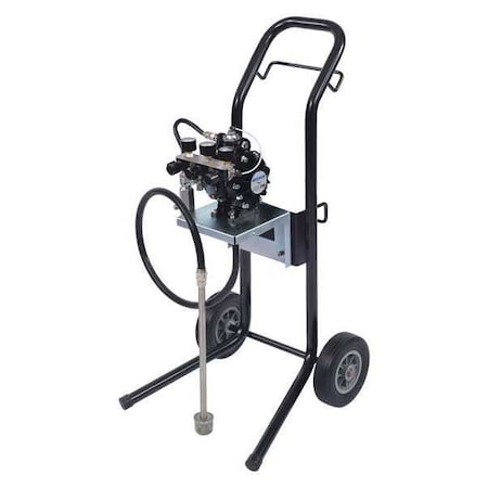 Binks Diaphragm Pump, 24 in. L x 48 in. H DX70R3-CF