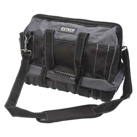 Extech Tool Bag, Black, Polyester, 20 Pockets CA-EXTECHTB