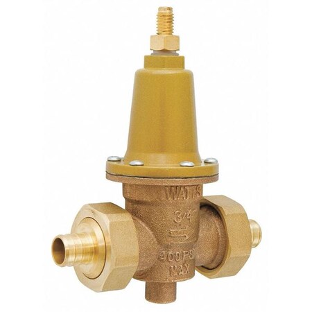 Watts Water Pressure Reducing Valve, 1 In. 1 LFX65BDU-PEX