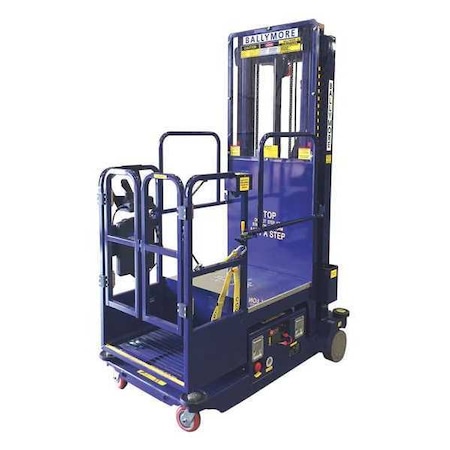 Ballymore Merchandise Lift, 19 in W, 19 in D, 650 lb Load Capacity PS-12DRV