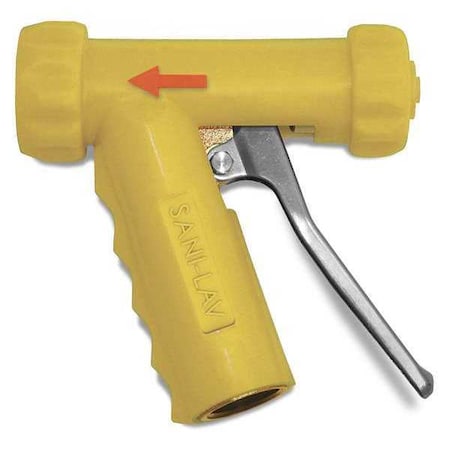 Sani-Lav Spray Nozzle, 150 psi, 7 gpm, Yellow N1Y