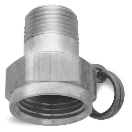Sani-Lav Hose Adapter, Stainless Steel, 1/2 in. MNPT Outlet N13S