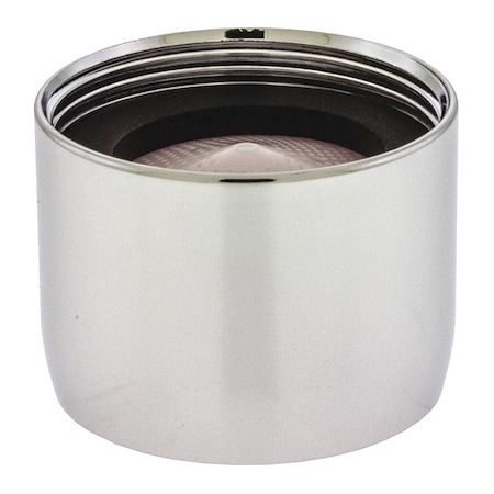 Neoperl 1.2 gpm Outlet, 55/64 in - 27 Thread Size, Chrome, Brass 1451005