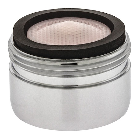 Neoperl 1.2 gpm Outlet, 13/16 in - 27 Thread Size, Chrome, Brass 1457005