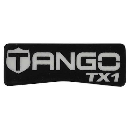 Industrial Scientific Nameplate for Mfr. No. TX1, Black 17154916