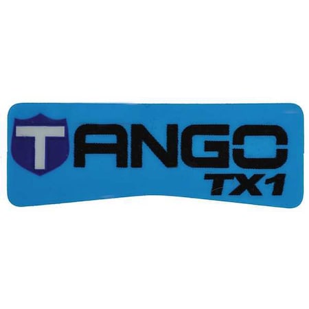 Industrial Scientific Nameplate for Mfr. No. TX1, Blue 17154919