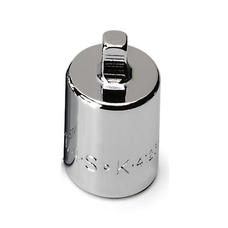 Sk Professional Tools 1/2" Drive, 4 pt SAE Socket, 4 Points, Steel, Chrome, 1/4 in 41238