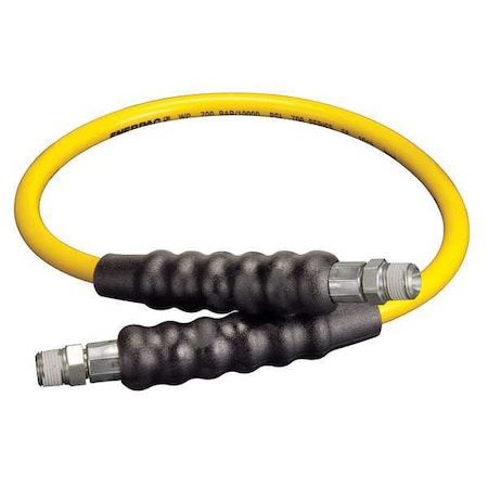 Enerpac H7203, 3 ft., Thermo-plastic High Pressure Hydraulic Hose, .25 in. Internal Diameter H7203