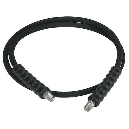 Enerpac H9206S, 6 ft., Heavy-duty Rubber High Pressure Hydraulic Hose, .25 in. Internal Diameter H9206S