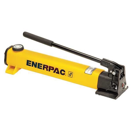 Enerpac P202, Two Speed, Lightweight Hydraulic Hand Pump, 55 in3 Usable Oil P202