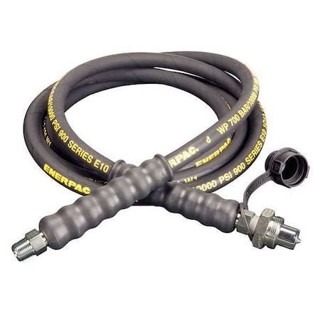 Enerpac HC9310, 10 ft., Heavy-duty Rubber High Pressure Hydraulic Hose, .38 in. Internal Diameter HC9310