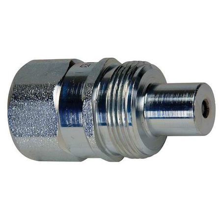 ENERPAC Hydraulic Quick Connect Hose Coupling, Steel Body, Sleeve Lock, 3/8"-18 Thread Size, AH Series AH604