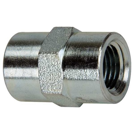 Enerpac FZ1605, High Pressure Fitting, Coupling, 10,000 psi, Connection 1/4" NPTF Female to 1/4" NPTF Female FZ1605