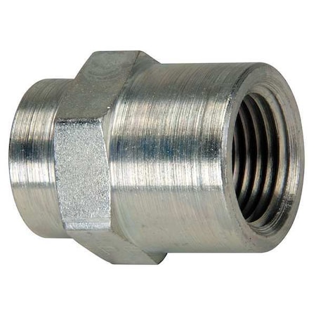 Enerpac FZ1615, High Pressure Fitting, Reducing Connector, 10,000 psi, 3/8" NPTF Female to 1/4" NPTF Female FZ1615