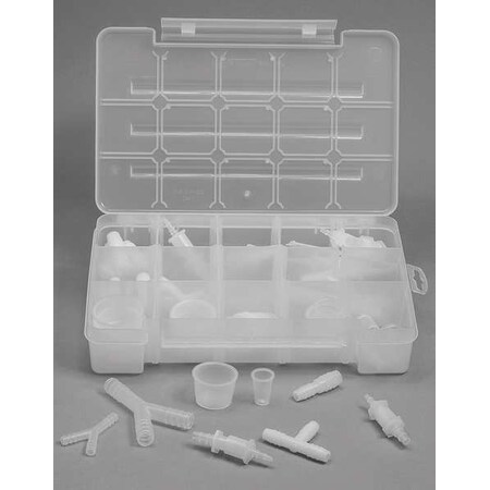 Sp Scienceware Tubing Connector Kit, Translucent, PK72 F19625-0000