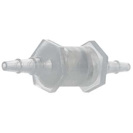 Sp Scienceware 1/8" Tapers to 1/4" Barb Polypropylene Check Valve PK6 H19715-0000