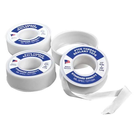 Sp Scienceware Lab Thread Tape, 1/2 In. W, 300 In. L, PK3 F24020-0000