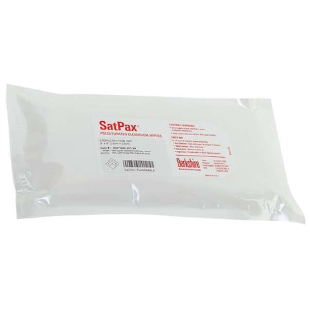 Berkshire Polyester Sterile Cleaning Wipes 9" x 9" SSP1000.001.24
