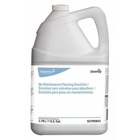 Diversey Floor Cleaner, Odorless, 1 gal., PK4 95799843