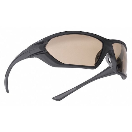 Bolle Safety Assault, Safety Glasses, Anti-Fog & Anti-Scratch, ESP Lens, Black Frame, Full-Frame 40148