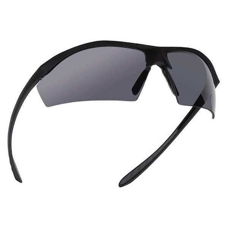 Bolle Safety Sentinel, Safety Glasses, Anti-Fog & Anti-Scratch, Gray Lens, Black Frame, Half-Frame 40143