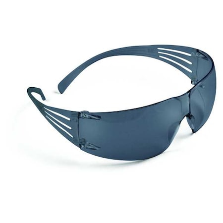 3M SecureFit 200, Safety Glasses, Anti-Fog & Anti-Scratch, Gray Lens, Gray Frame, Frameless SF202AFP