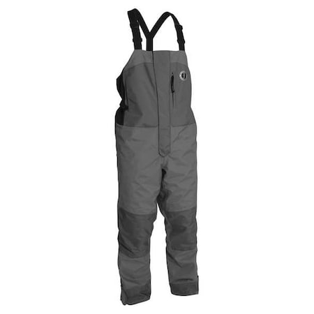 Mustang Survival Catalyst Bib Flotation Pant, Nylon, Black MP4240-13-L-206