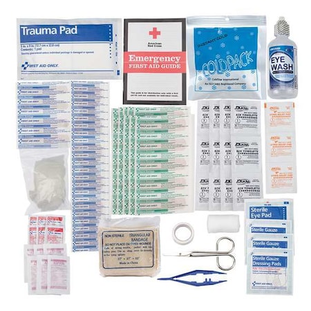 First Aid Only Complete Refill or Kit, Not Applicable Not Applicable, 107 Components, 25 People Served 711023