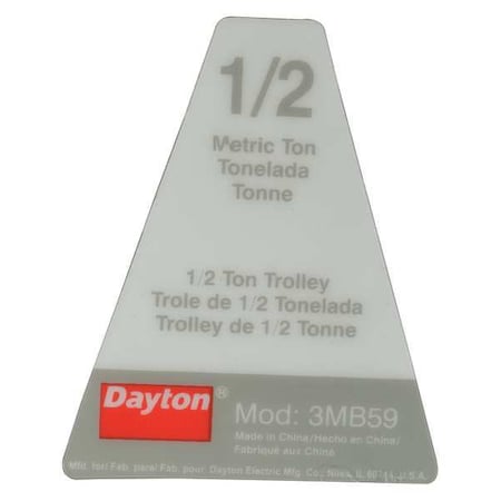 Dayton Name Plate G1-05-03