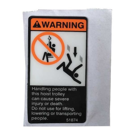 Dayton Warning Label G1-2-04