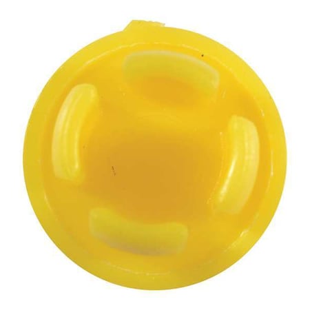 Zoro Select Plugs, Yellow Plastic HDPE MHNOB8081G