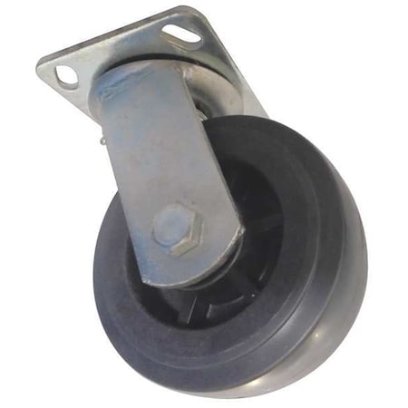 Dayton Swivel Caster, 5x2 In, Polyolefin S002
