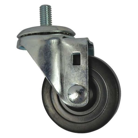 Zoro Select Swivel Caster Rubber, 3 In MH3TNZ801G