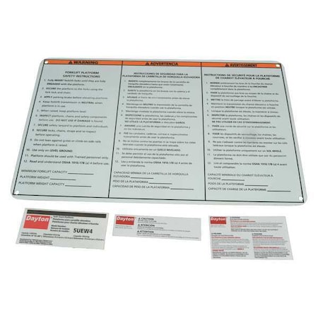 Dayton Identification Label Kit MHW4LG