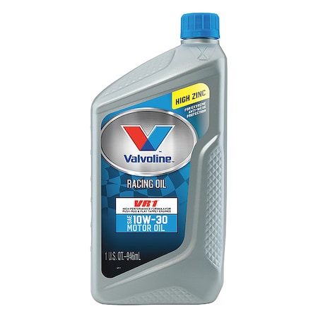 VALVOLINE Motor Oil, 10W-30 SAE Grade, 1 Qt. 822388