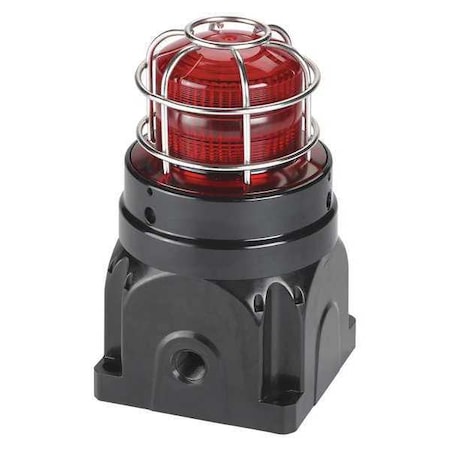 FEDERAL SIGNAL Strobe Light, Red, FPM 60, Xenon, 0.45A G-STR-120-D-R