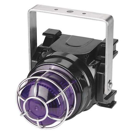 Federal Signal Strobe Light, Magenta, Xenon, 120V AC, 60 FPM, Not Applicable Dia., U-Bracket G-STR-120-T-M