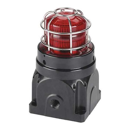Federal Signal Strobe Light, Red, Xenon, 220 to 240V AC, 60 FPM, Not Applicable Dia., U-Bracket G-STR-230-T-R