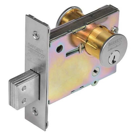 Sargent Deadbolt, Double Cylinder, Satin Chrome 4874 26D