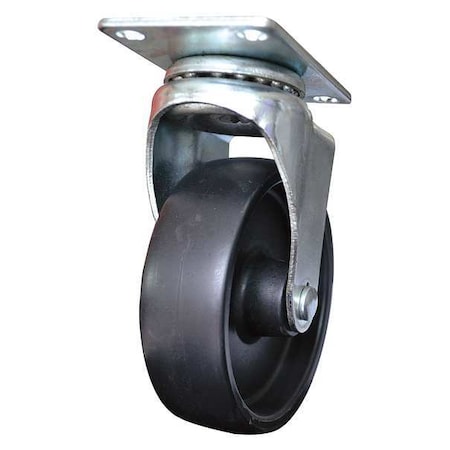 Zoro Select Swivel Caster, 4 In MH2PLG402G