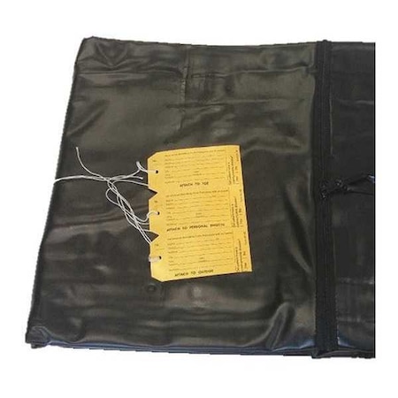 Fsi Cadaver Bag, White, Vinyl, 90in. Lx42in. W F-DISPHAC