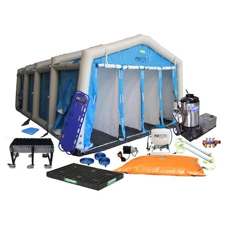 Fsi Decontamination Shower, 2700 lb., 96 in. L DAT4070S-SYS-NL