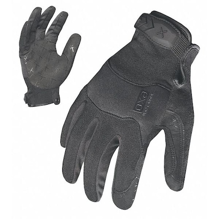 Ironclad Performance Wear Mechanics Gloves, Synthetic Leather Palm, M, Black EXOT-PBLK-23-M